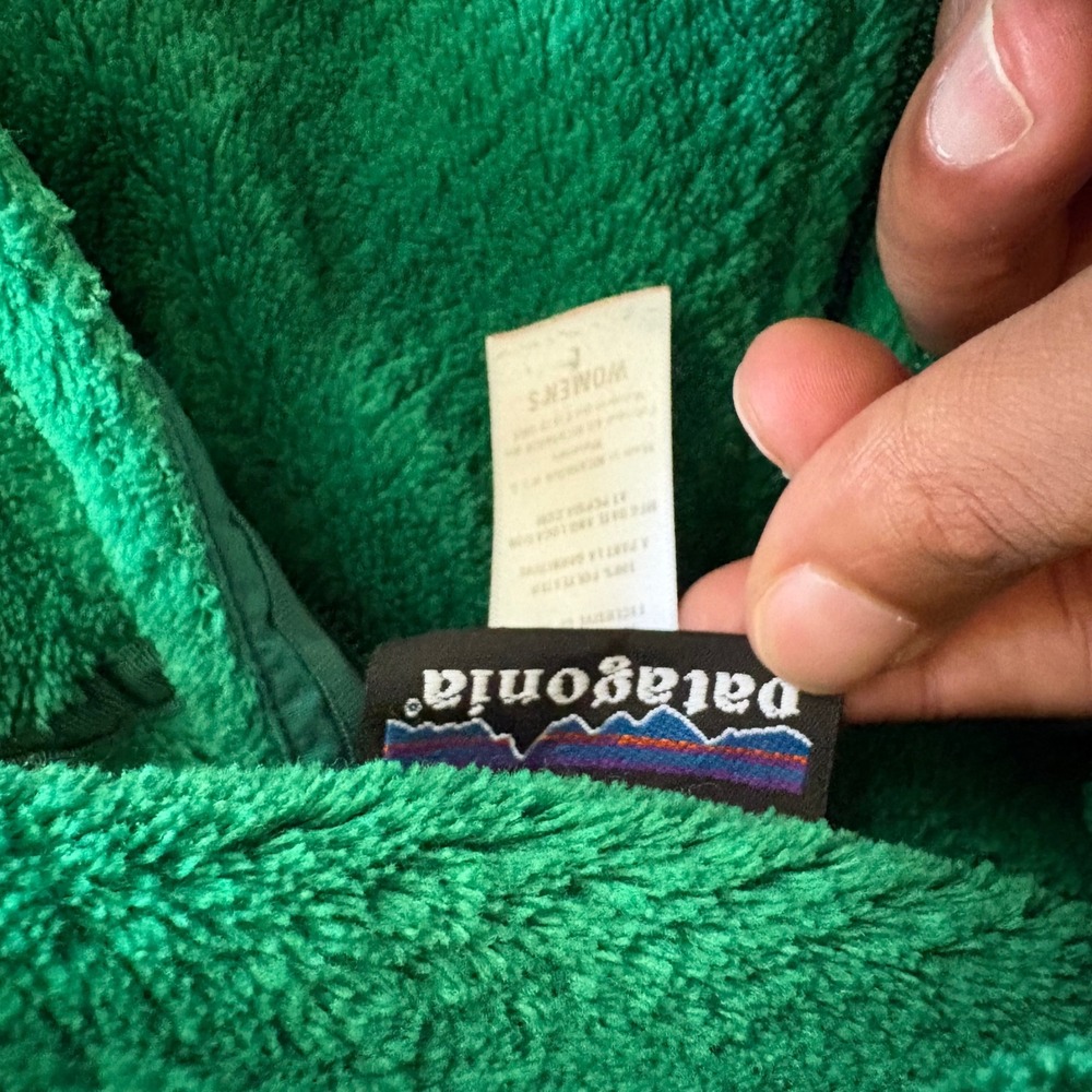 Patagonia Womens Re-Tool Full Zip Fleece Jacket Emerald Green Large - Picture 5 of 6